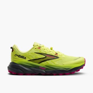 Brooks Cascadia 19 - Sonniges Limettengrün/Schwarz/Magenta Brooks Cascadia 19 - Sonniges Limettengrün/Schwarz/Magenta